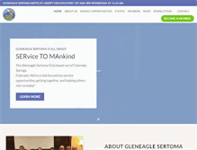 Tablet Screenshot of gleneaglesertoma.org